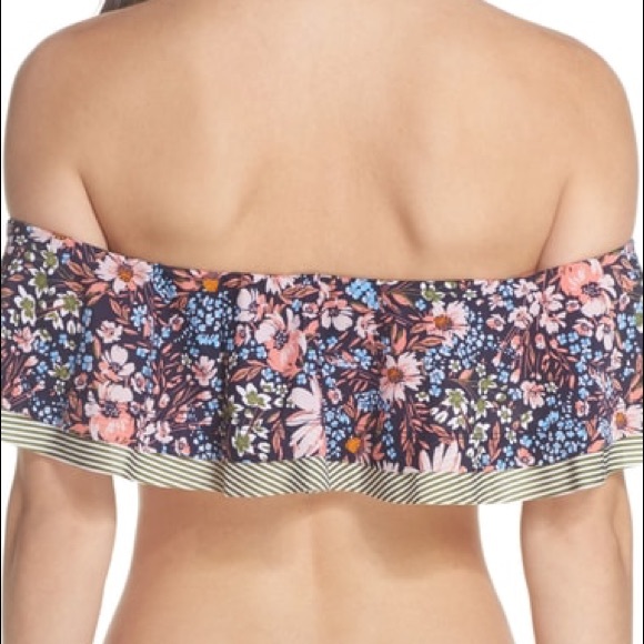 BCA – Enchanted Print Off the Shoulder Bikini Top - Picture 4 of 6